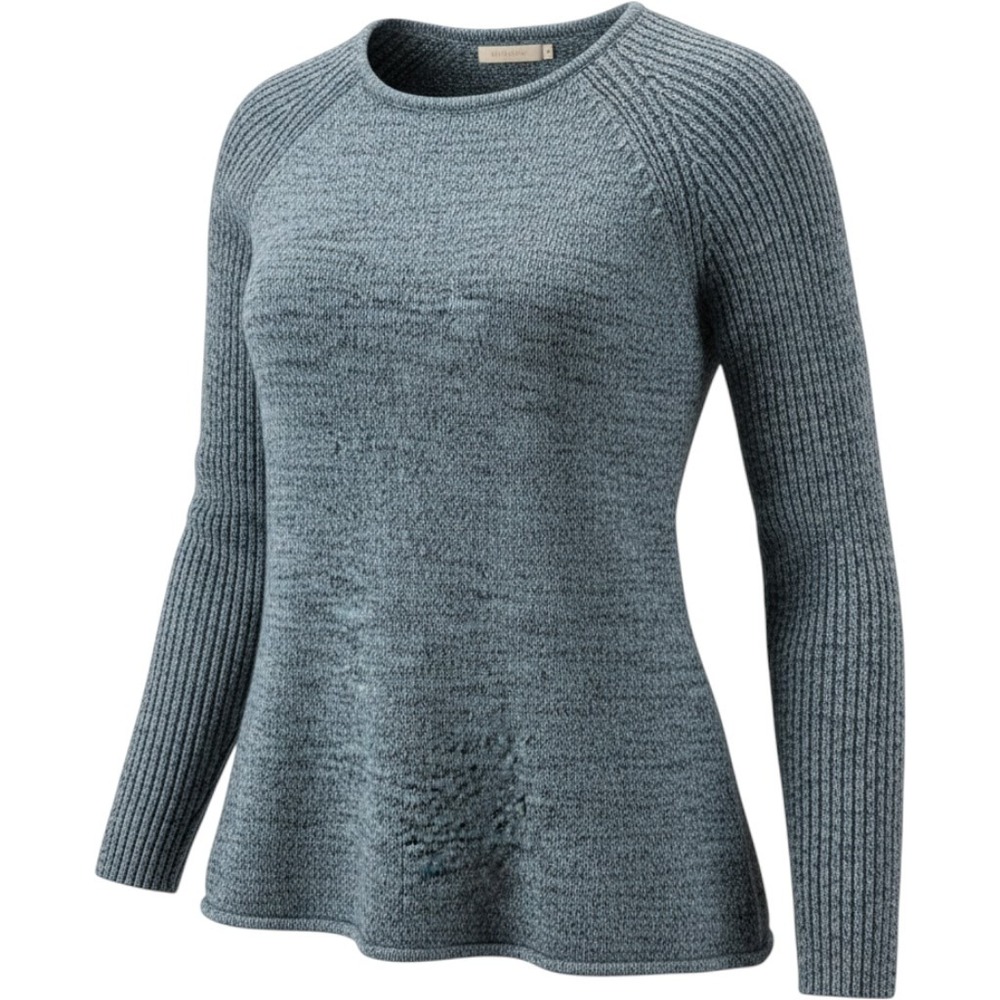 J.Jill Pure Jill Small Petite SP Blue‎ Linen Knit Sweater Lightweight Vacation